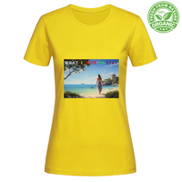 T-Shirt Woman Organic Women's Organic Cotton T-Shirt - What A Ne