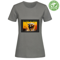 T-Shirt Woman Organic Maglietta Femminile in Cotone Organico - El toro d