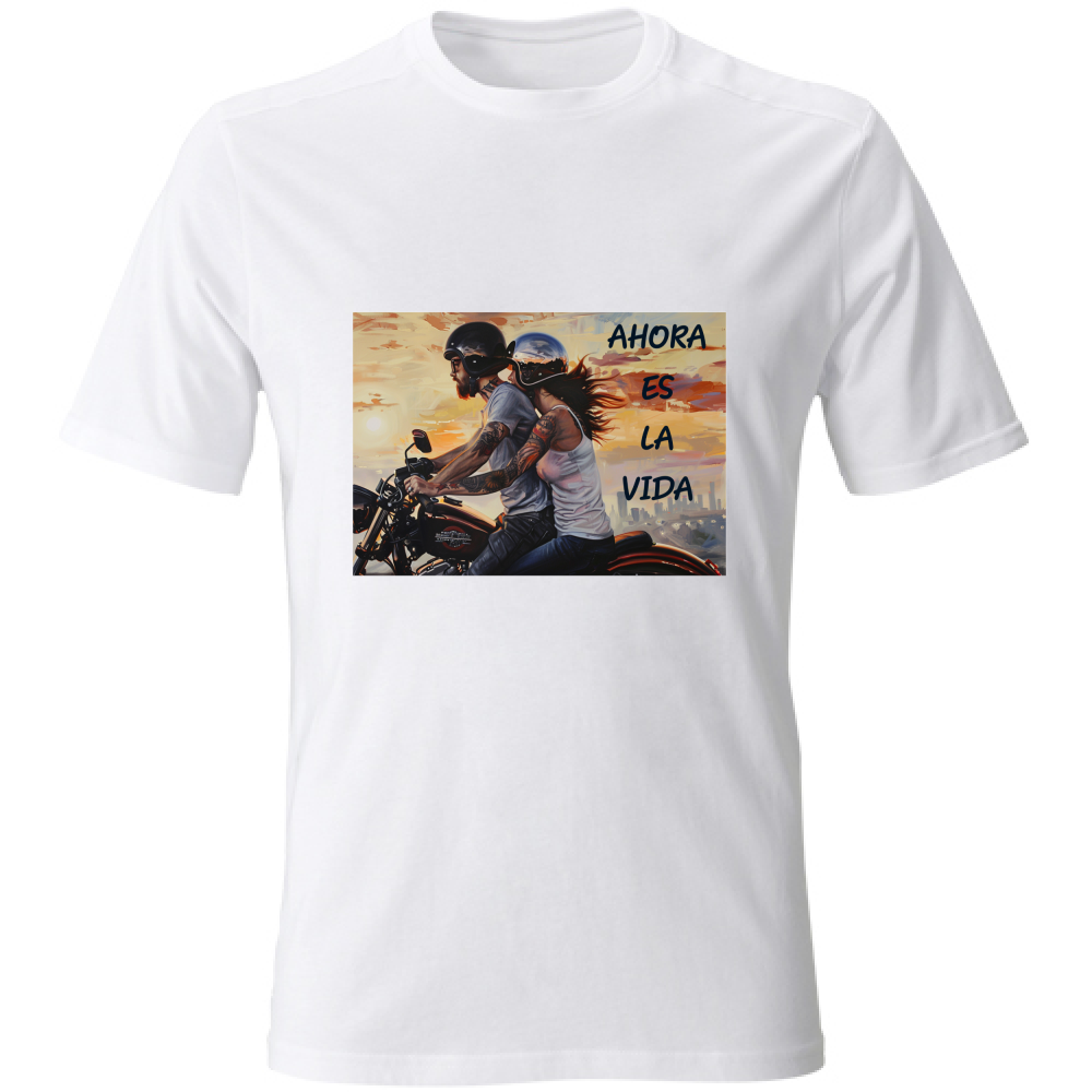 T-Shirt unisexe T-Shirt en coton - Ahora Es La Vida - (RC Garcia)