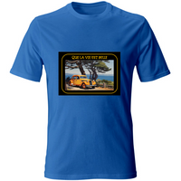 T-Shirt Unisex Maglietta in Cotone - Que La Vie Est Belle - (R.C Garcia)