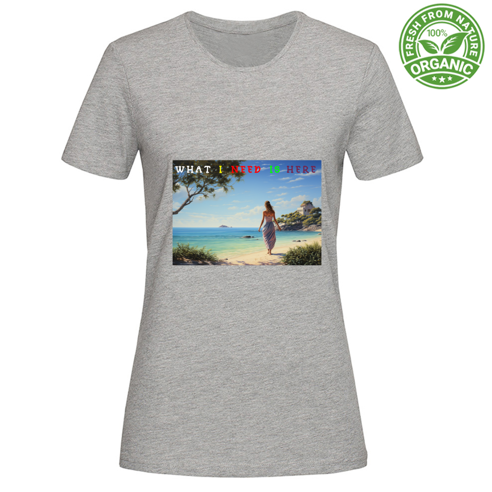 T-Shirt Woman Organic Women's Organic Cotton T-Shirt - What A Ne