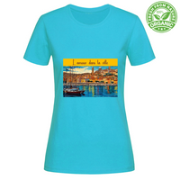T-Shirt Woman Organic Maglietta Femminile in Cotone Organico - L Amour -