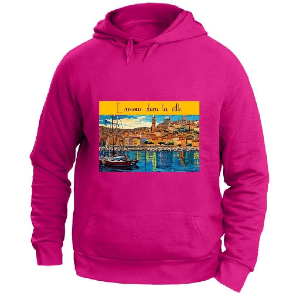 Sweat à capuche unisexe - L Amour - (RC Garcia)