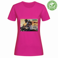 T-Shirt Woman Organic Maglietta Femminile in Cotone Organico - Ahora - (