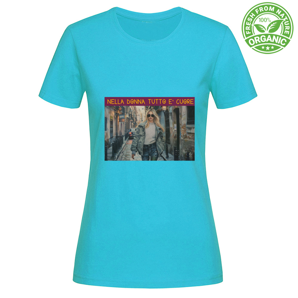 T-Shirt Woman Organic Women's Organic Cotton T-Shirt - Nella Don