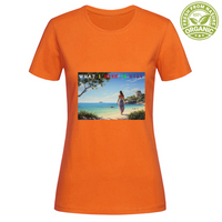 T-Shirt Woman Organic Women's Organic Cotton T-Shirt - What A Ne