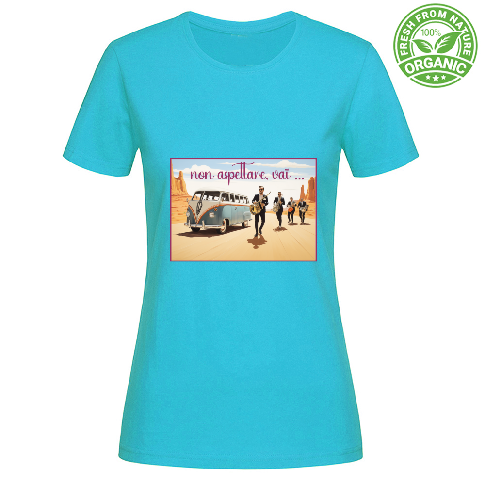 T-Shirt Woman Organic Maglietta Femminile in Cotone Organico - Non Aspet