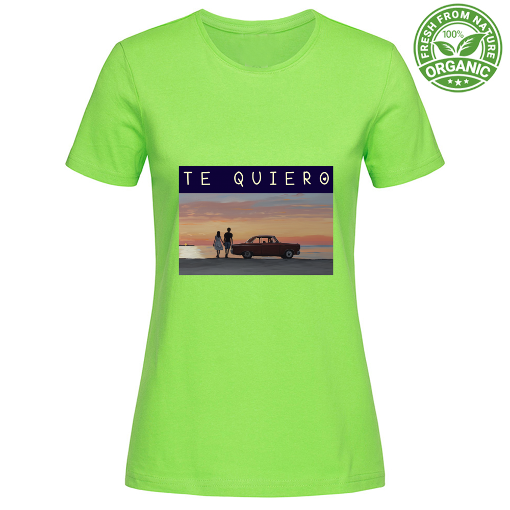 T-Shirt Woman Organic Maglietta Femminile in Cotone Organico - Te Quiero
