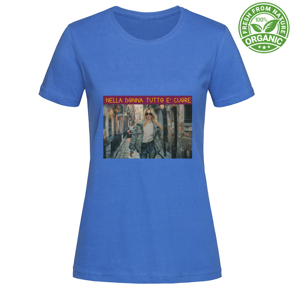 T-Shirt Woman Organic Women's Organic Cotton T-Shirt - Nella Don