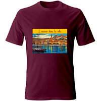 T-Shirt Unisex Maglietta in Cotone - L' Amour Dans La Ville - (R. C. Garcia)