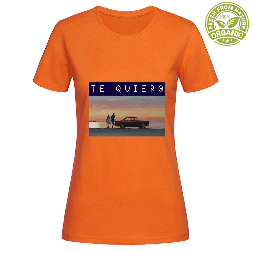 T-Shirt Woman Organic Maglietta Femminile in Cotone Organico - Te Quiero