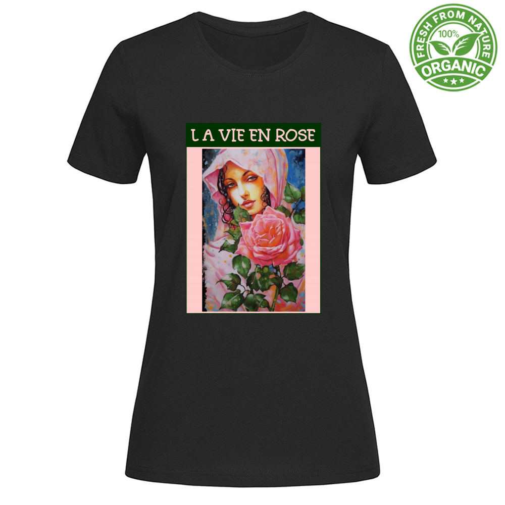 T-Shirt Woman Organic Maglietta Femminile in Cotone Organico - La Vie En