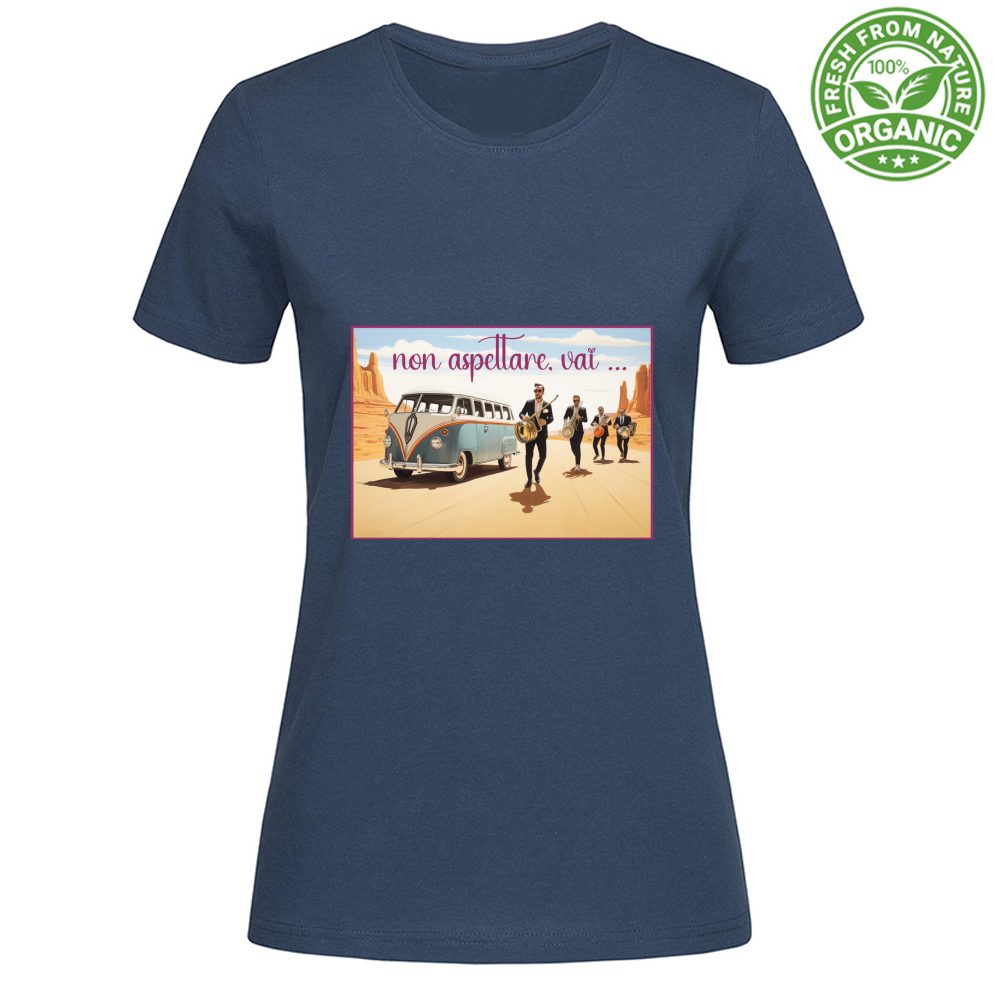 T-Shirt Woman Organic Maglietta Femminile in Cotone Organico - Non Aspet