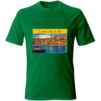 T-Shirt Unisex Maglietta in Cotone - L' Amour Dans La Ville - (R. C. Garcia)