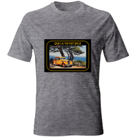 T-Shirt Unisex Maglietta in Cotone - Que La Vie Est Belle - (R.C Garcia)