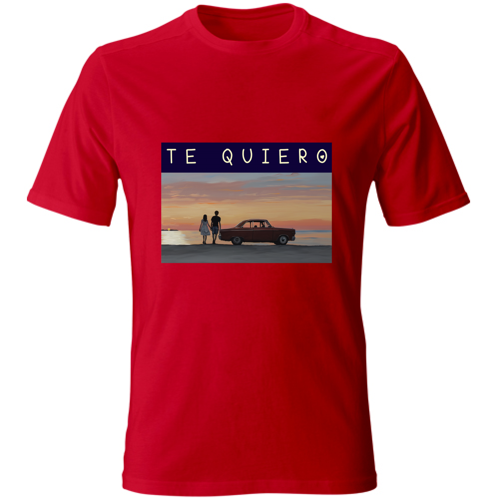 T-Shirt Unisex Maglietta in Cotone - Te Quiero - (R.C. Garcia)