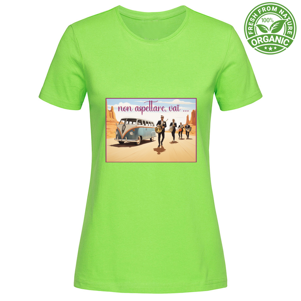 T-Shirt Woman Organic Maglietta Femminile in Cotone Organico - Non Aspet