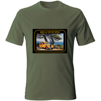 T-Shirt Unisex Maglietta in Cotone - Que La Vie Est Belle - (R.C Garcia)