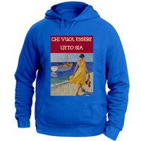 Felpa Unisex con Cappuccio Felpa Unisex - Chi Vuol Esser Lieto Sia - (R.C. Garcia)