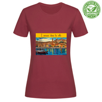 T-Shirt Woman Organic Maglietta Femminile in Cotone Organico - L Amour -
