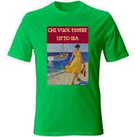 T-Shirt Unisex Maglietta in Cotone - Chi Vuol Esser Lieto Sia - (R. C. Garcia)
