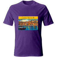T-Shirt Unisex Maglietta in Cotone - L' Amour Dans La Ville - (R. C. Garcia)