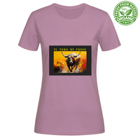T-Shirt Woman Organic Maglietta Femminile in Cotone Organico - El toro d