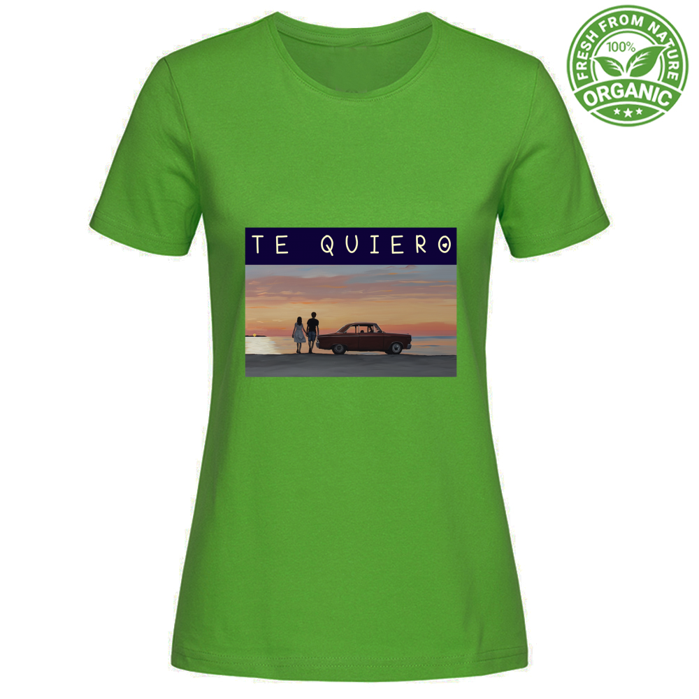 T-Shirt Woman Organic Maglietta Femminile in Cotone Organico - Te Quiero