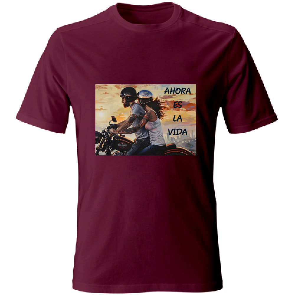T-Shirt unisexe T-Shirt en coton - Ahora Es La Vida - (RC Garcia)