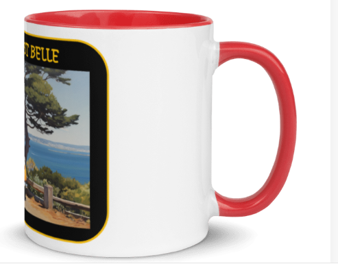 Tazza bianca disegnata dall'artista Raul Carrasco Garcia