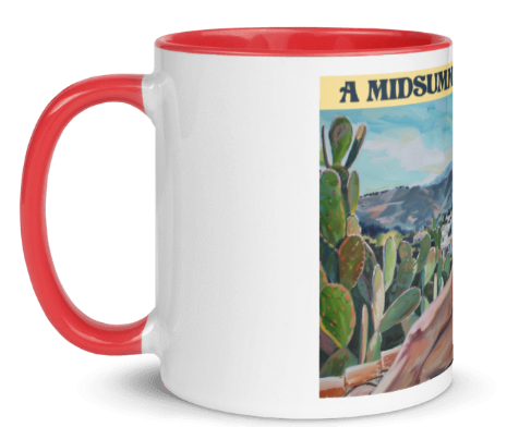 White mug designed by artist Raul Carrasco Garcia