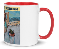 White mug designed by artist Raul Carrasco Garcia