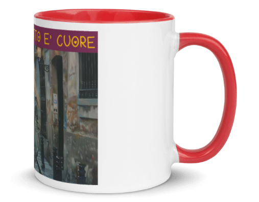 White mug designed by artist Raul Carrasco Garcia